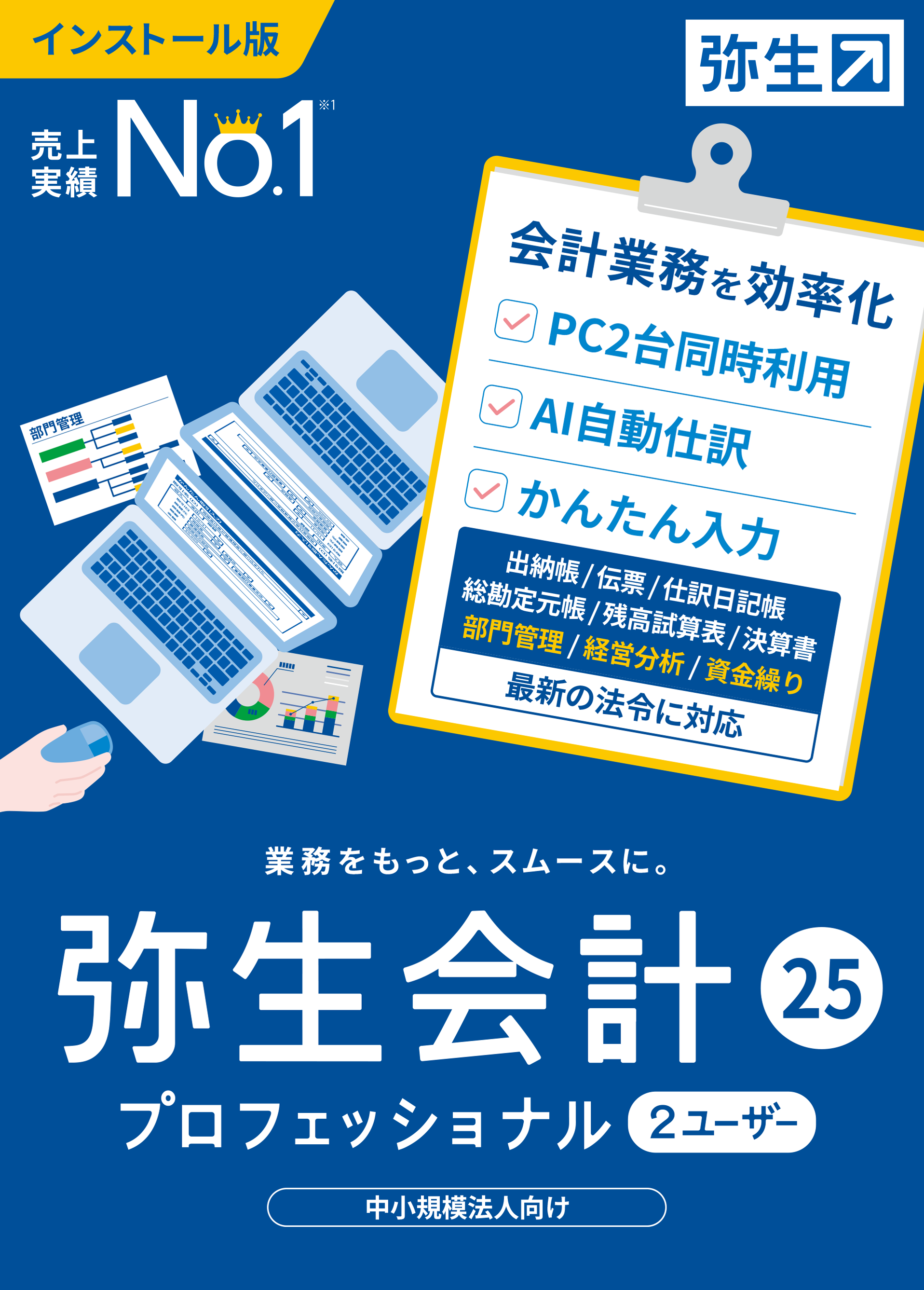 弥生会計プロフェッショナル2ユーザー＋クラウド